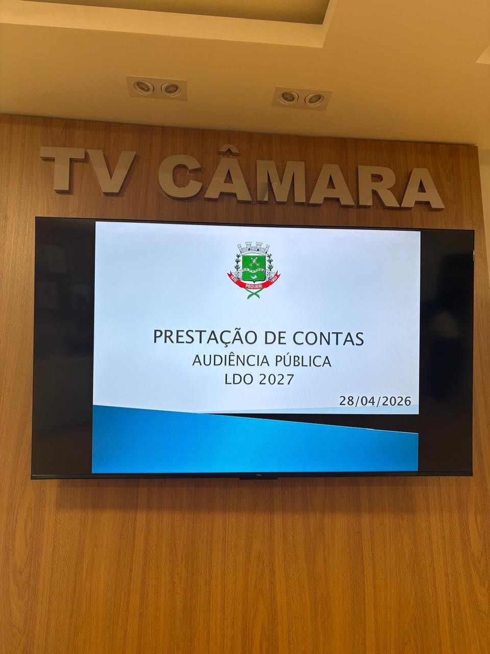 Câmara Municipal realiza audiência pública sobre a LDO 2027